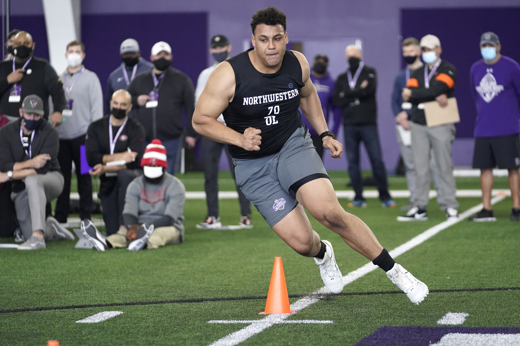 Northwestern NFL Pro Day Football